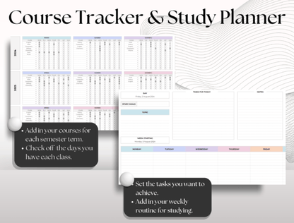 Student Planner & Homework Tracker for Academic Success