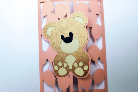 Teddy Bear Card Template – Cute DIY SVG for Cricut & Silhouette (MRR) - Social Canvas
