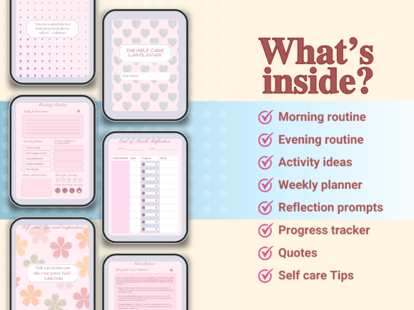 The Ultimate Self-Care Digital Planner (MRR) - Social Canvas