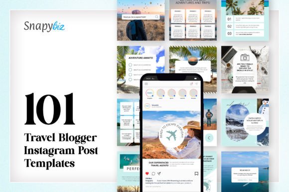 Travel Social Media and Printable Bundle - Social Canvas