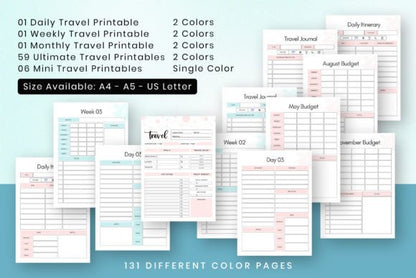 Travel Social Media and Printable Bundle - Social Canvas