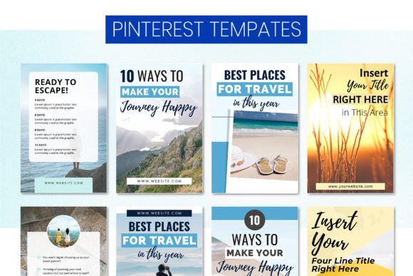 Travel Social Media and Printable Bundle - Social Canvas