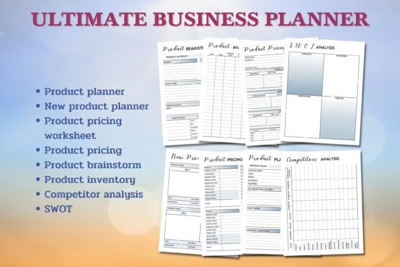 Ultimate Business Planner – Printable & Editable Canva Templates for Entrepreneurs - Social Canvas
