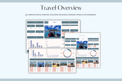 Comprehensive Travel Planning Spreadsheet (Excel) (MRR) - Social Canvas