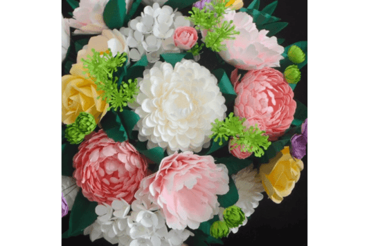Virtues Foliage Flower Bouquet - Social Canvas