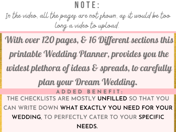 Printable Wedding Planner – Organized Wedding Binder for Brides-to-Be (MRR) - Social Canvas