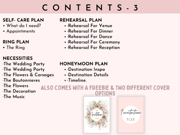 Printable Wedding Planner – Organized Wedding Binder for Brides-to-Be (MRR) - Social Canvas
