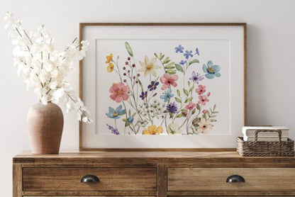 Wildflower & Butterfly Clipart Set with Dragonflies (MRR) - Social Canvas