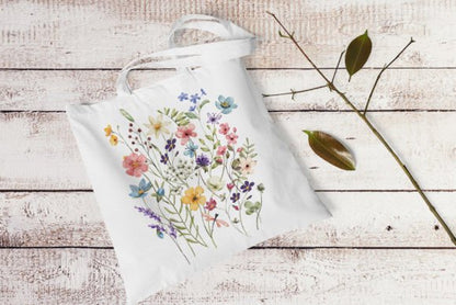 Wildflower & Butterfly Clipart Set with Dragonflies (MRR) - Social Canvas