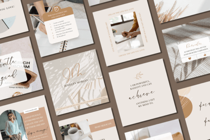 Women’s Business Social Media Templates – Editable Canva & PSD Kit (MRR) - Social Canvas