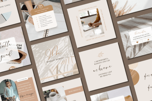 Women’s Business Social Media Templates – Editable Canva & PSD Kit (MRR) - Social Canvas
