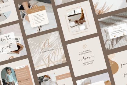 Women’s Business Social Media Templates – Editable Canva & PSD Kit (MRR) - Social Canvas