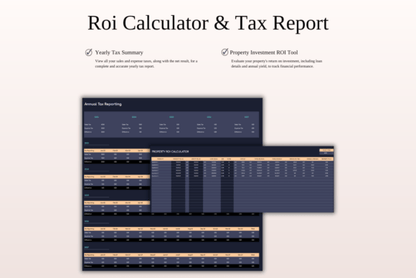 Zillow Property Bookkeeping Tracker – Excel Spreadsheet for Real Estate Investors (MRR) - Social Canvas