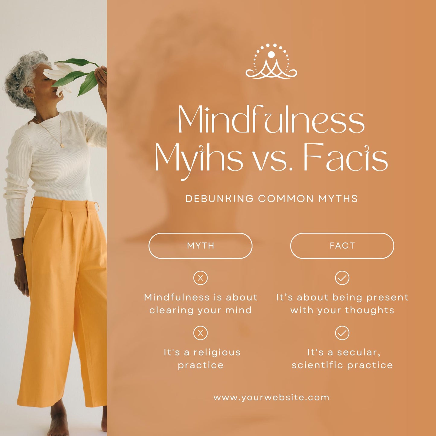 30 Mindfulness Coach Social Media Templates | Editable Canva Templates | Meditation, Self-Care & Wellness Instagram Posts | Instant Download - Social Canvas