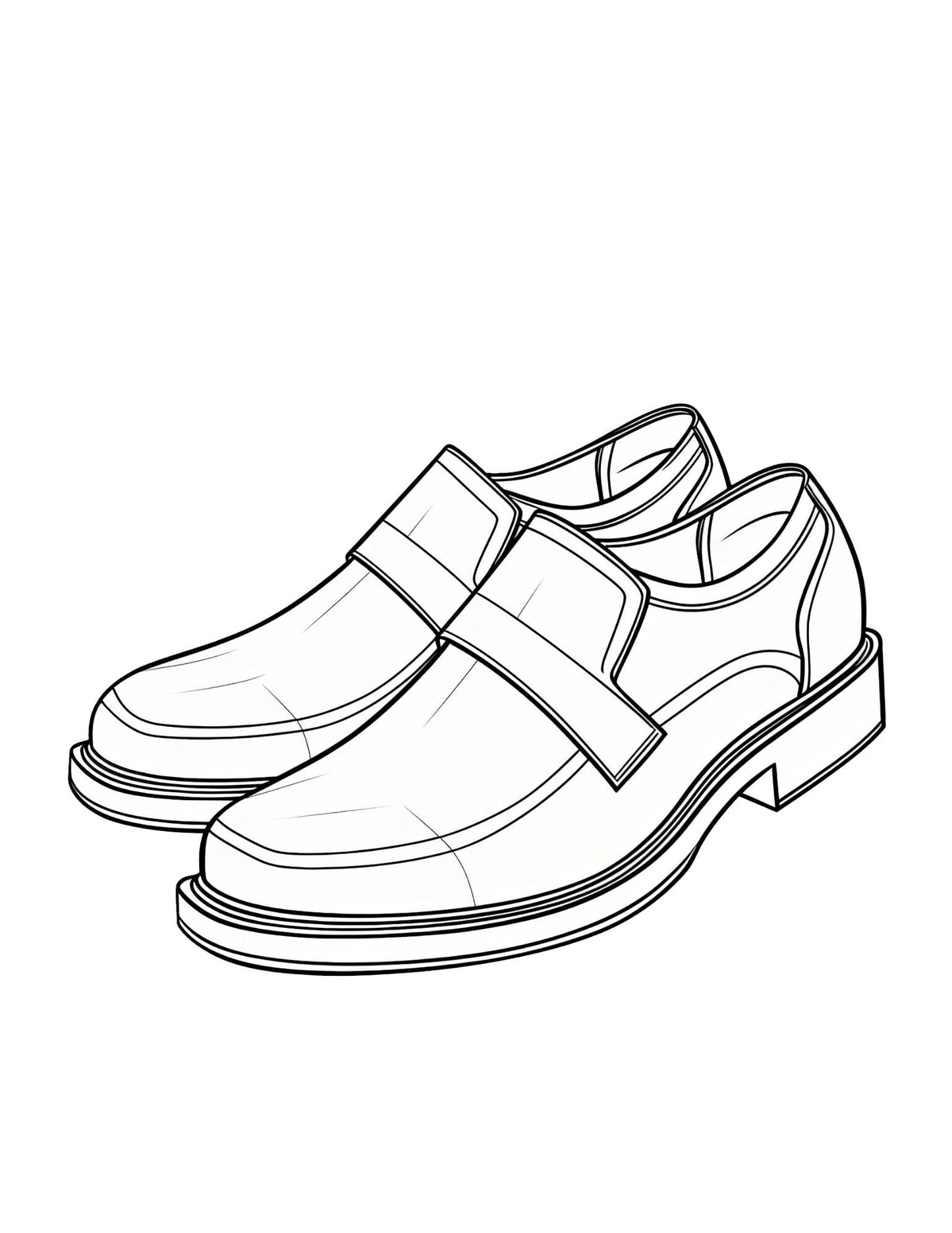 Footwear Coloring Book | 25-Page Canva Template Featuring Stylish Shoe Designs | Fun Coloring Pages for Fashion Lovers | Digital Download - Social Canvas