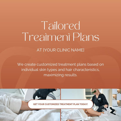 Laser Hair Removal Canva Templates | Social Media Marketing Kit for Beauty & Aesthetics | Social Media Planner, Analytics Guide - Social Canvas