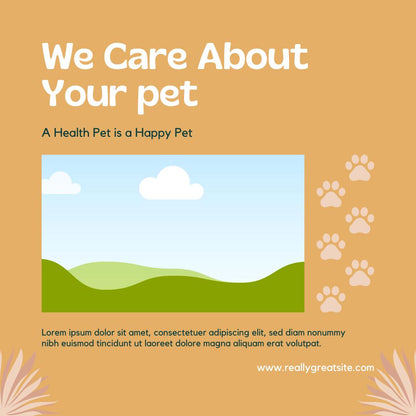 Pet Shop Canva Templates | Social Media Marketing Kit for Pet Stores and Animal Services | Pet Care and Promotion Posts | Digital Download - Social Canvas