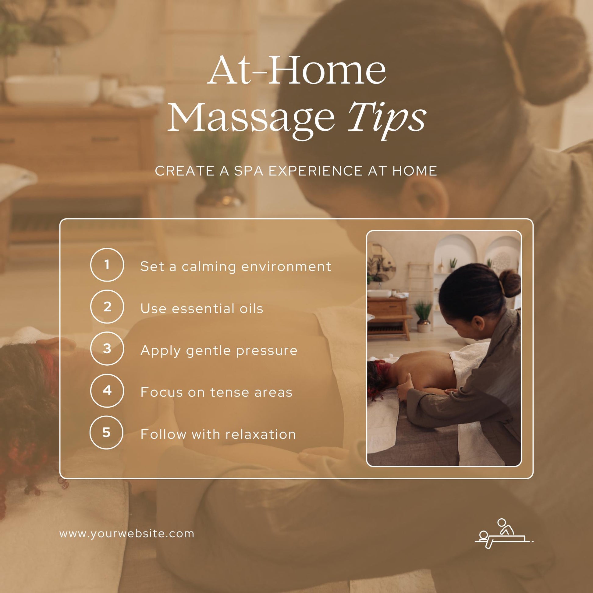 30 Massage Therapy Social Media Templates | Editable Canva Templates | Wellness, Spa & Self-Care Instagram Posts | Instant Download - Social Canvas