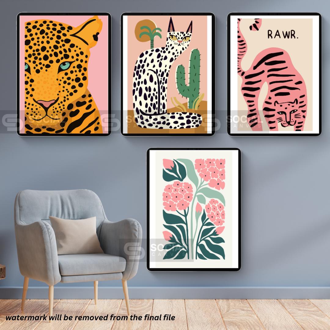 More Wine Pop Art - Playful Typography Wall Art - Iconic Pop Art Print | 600 Pop Art Prints Bundle - Social Canvas