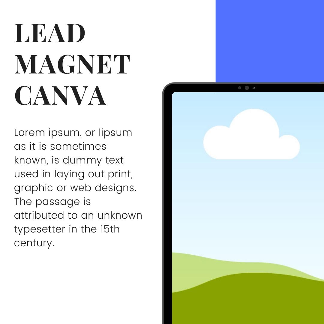 Lead Magnet Instagram Templates Canva | Social Media Marketing Kit | Online Course & Freebie Promotion | Digital Download - Social Canvas