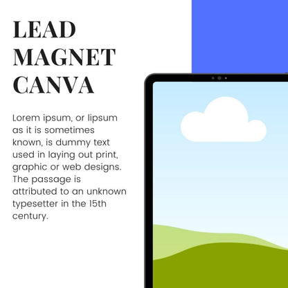 Lead Magnet Instagram Templates Canva | Social Media Marketing Kit | Online Course & Freebie Promotion | Digital Download - Social Canvas