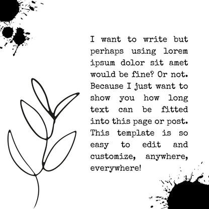 Vintage Writer Canva Templates | Handwritten and Literary Social Media Kit | Aesthetic Book & Poetry Graphics - Social Canvas