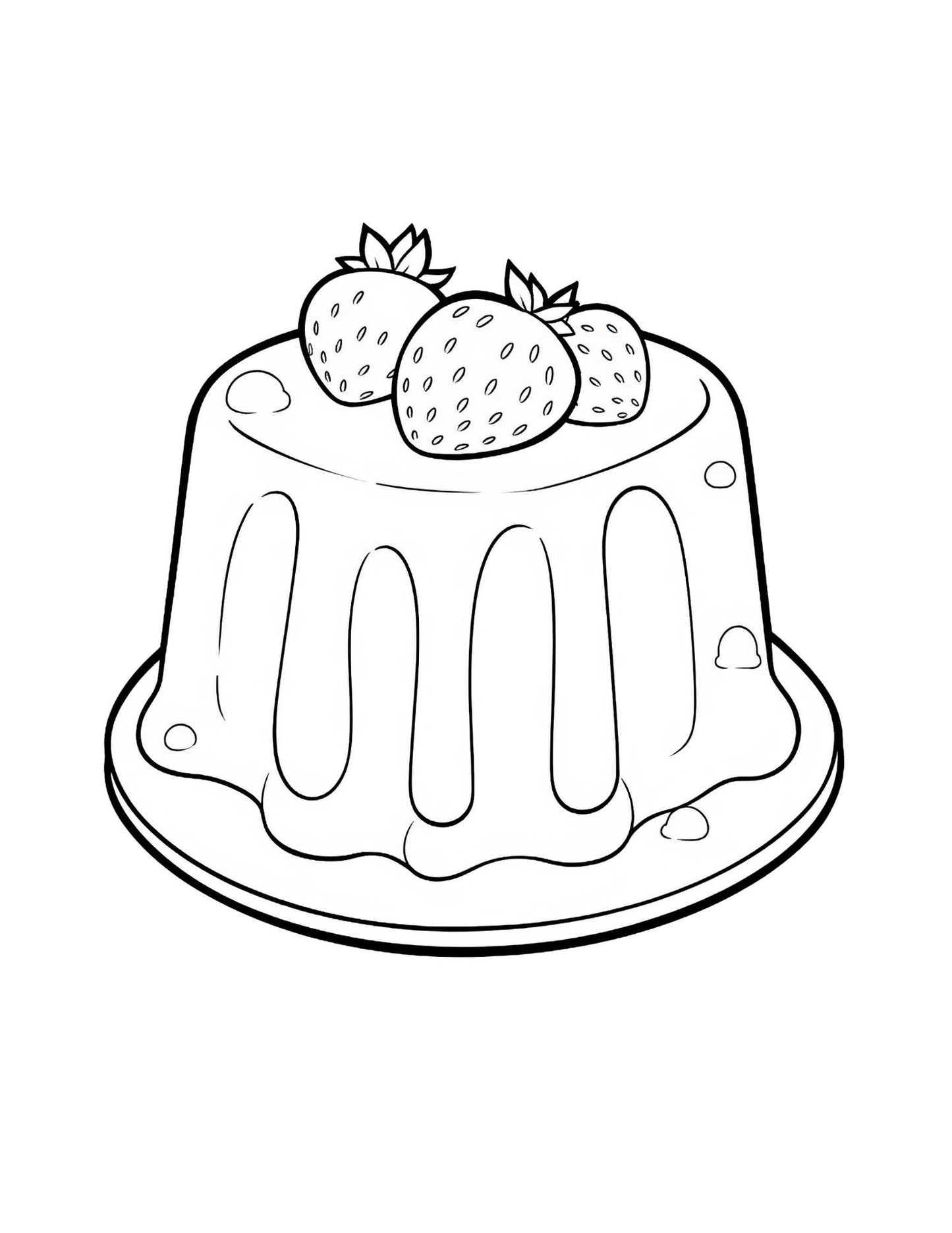 Berry First Coloring Book | 25-Page Canva Template for Kids & Adults | Fun Fruit-Themed Coloring Pages | Digital Download - Social Canvas