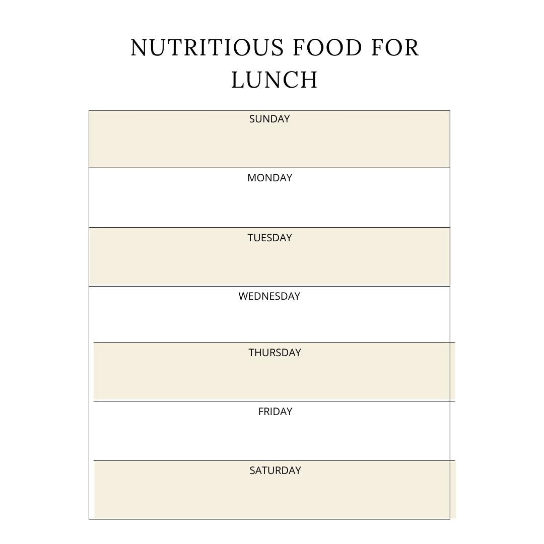60-Page Nutrition Planner Canva Template | Printable Health Journal | Meal and Food Tracker | Wellness and Diet Planner | Digital Download - Social Canvas