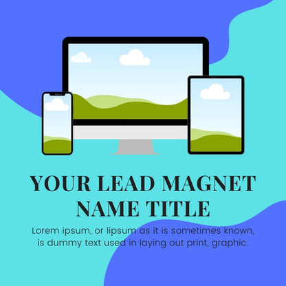 Lead Magnet Instagram Templates Canva | Social Media Marketing Kit | Online Course & Freebie Promotion | Digital Download - Social Canvas