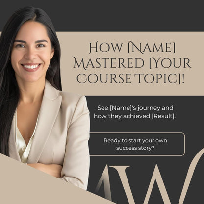 29 Course Creator Social Media Templates | Editable Canva Templates | Online Course Marketing, Coaching and Education Content - Social Canvas