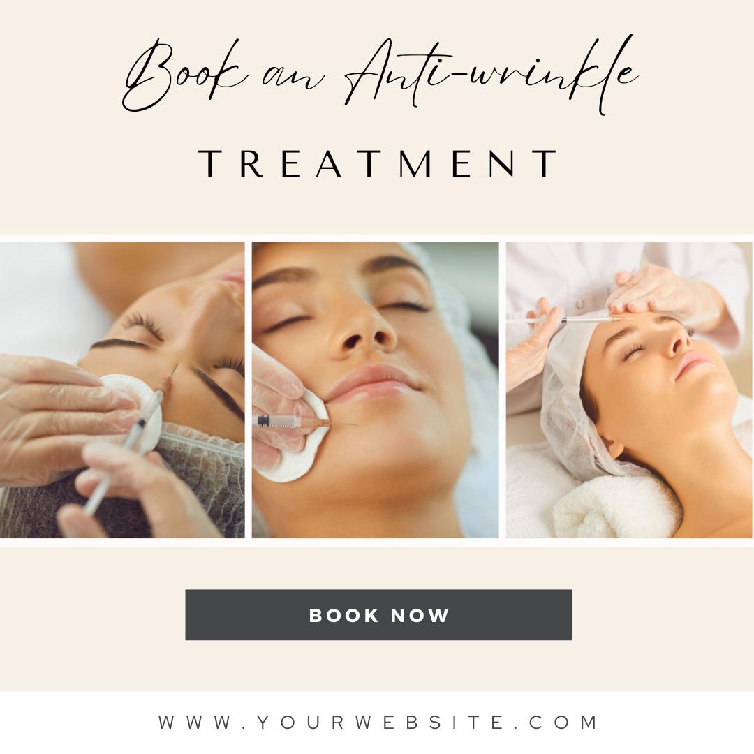 Botox & Filler Social Media Canva Templates | Social Media Planner, Analytics Guide and 800 Faceless Videos | Aesthetic Injector Marketing - Social Canvas