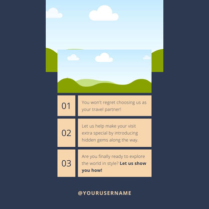 110 Travel Instagram Post and Story Templates Canva | Travel Blogger | Social Media Planner, Analytics Guide and 800 Faceless Videos - Social Canvas