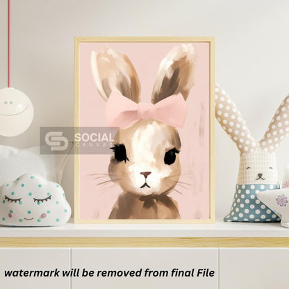 Whimsical Elephant in Top Hat Art Print | Quirky Animal Portrait Wall Decor | 200 Beautifully Made Kids Wall Art Prints | Nursery - Social Canvas