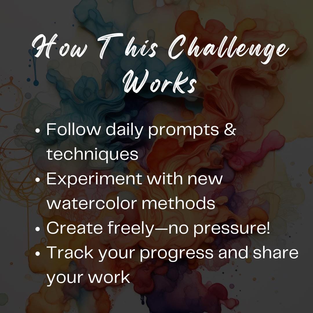 30-Day Watercolor Wonders Challenge – Unlock Your Artistic Potential! - Social Canvas