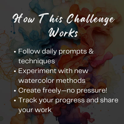 30-Day Watercolor Wonders Challenge – Unlock Your Artistic Potential! - Social Canvas