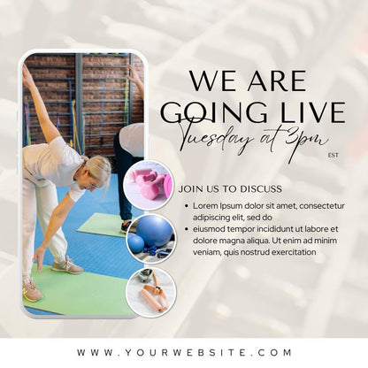 Fitness Social Media Templates | Gym, Personal Trainer Workout Marketing Kit | Social Media Planner, Analytics Guide | 800 Faceless Videos - Social Canvas