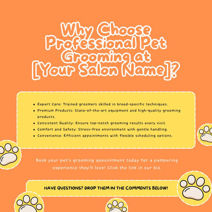 30 Pet Grooming Templates | Pet Care, Dog Grooming | Salon Marketing | Social Media Planner, Analytics Guide | 800 Faceless Videos - Social Canvas