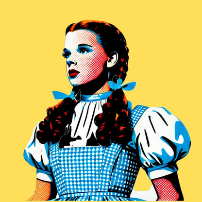 Original Wizard of Oz Inspired Artwork Set of 5 | Red Shoes & Dorothy Dress PNG | Printable Digital Download for Print-on-Demand - Social Canvas