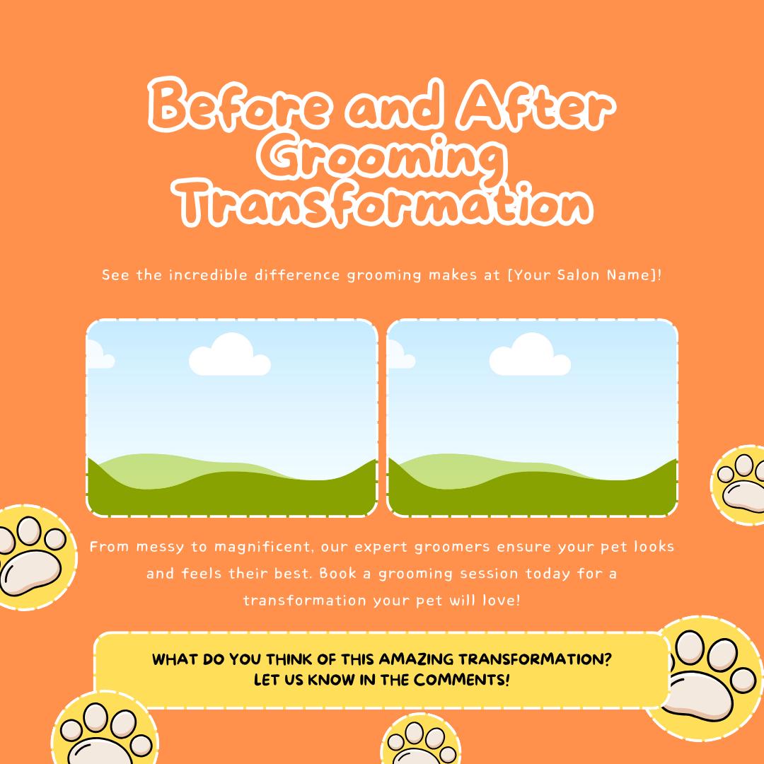 30 Pet Grooming Social Media Templates | Editable Canva Templates | Pet Care, Dog Grooming & Salon Marketing | Instant Download - Social Canvas