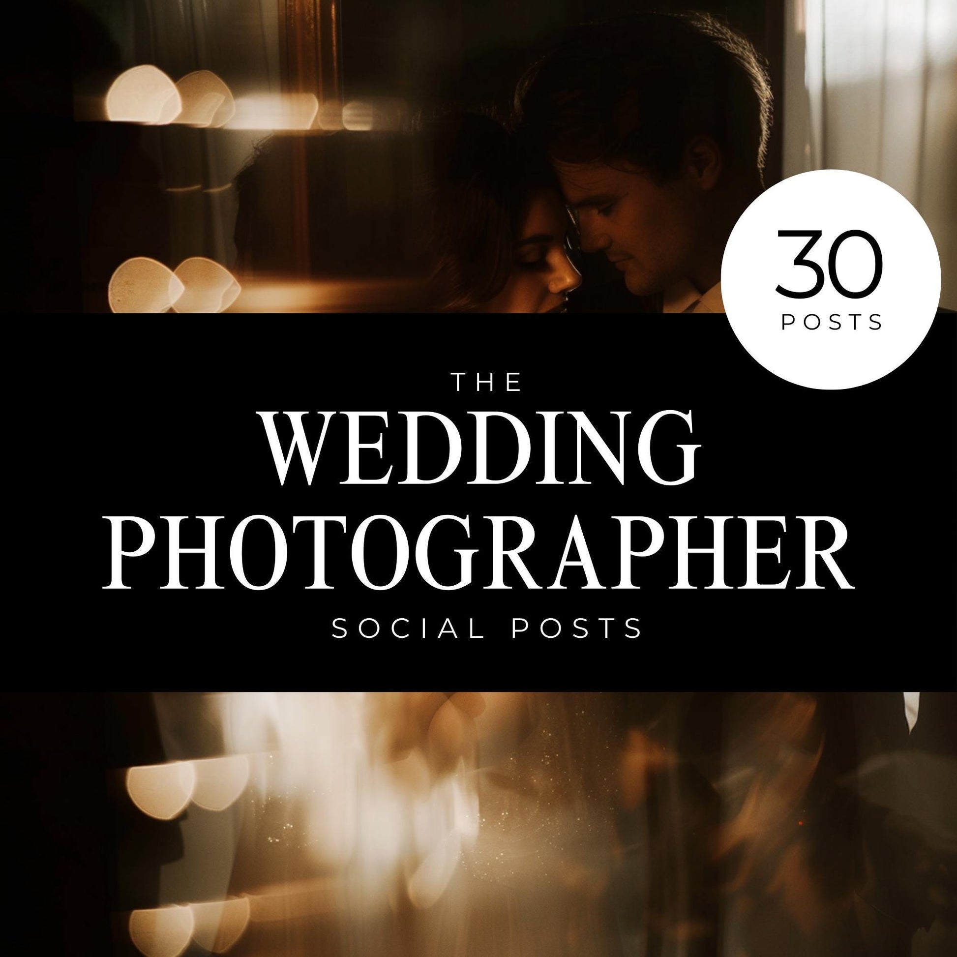 Photography Social Media Canva Templates | Wedding & Portrait Photographer Marketing Kit - Social Canvas