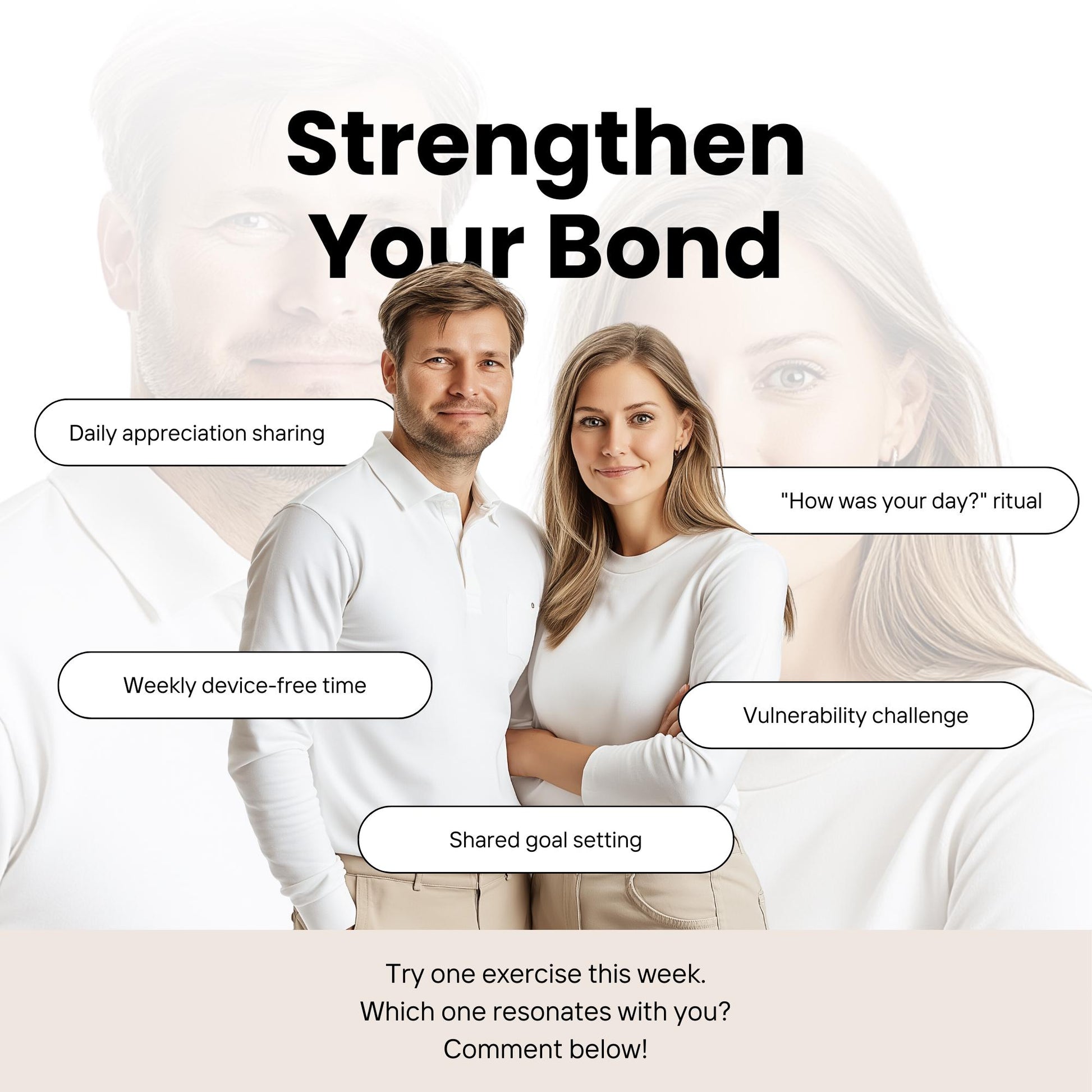 30 Couples Therapy Social Media Templates | Editable Canva Templates | Relationship Coaching, Marriage Counseling & Self-Help Content - Social Canvas