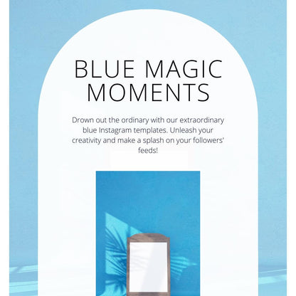 100 Blue Pinterest Templates Canva | Aesthetic Pin Designs | Editable Pinterest Graphics | Social Media Planner Analytics Guide - Social Canvas