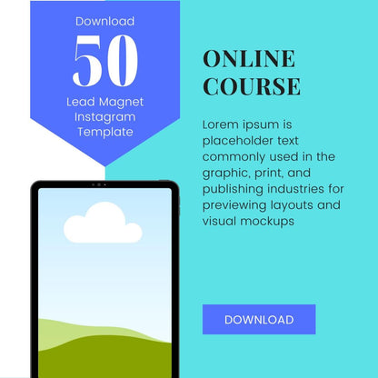 Lead Magnet Instagram Templates Canva | Social Media Marketing Kit | Online Course & Freebie Promotion | Digital Download - Social Canvas