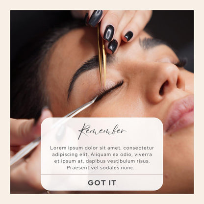 Lash Tech Social Media Canva Templates | Beauty Salon & Eyelash Extension Marketing Kit | Social Media Planner, Analytics Guide - Social Canvas