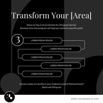 9 Instagram Countdown Templates | Editable Canva Templates | Social Media Launch, Webinar & Program Promotion | Instant Download - Social Canvas