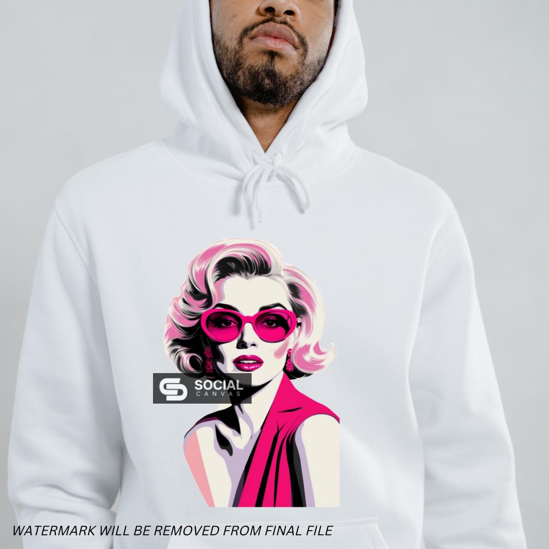 Pink Retro Glam Icons | 30+ Digital PNG Files | Stylish Sunglasses Fashion Artwork for Prints, Crafts, and Digital Design - Social Canvas