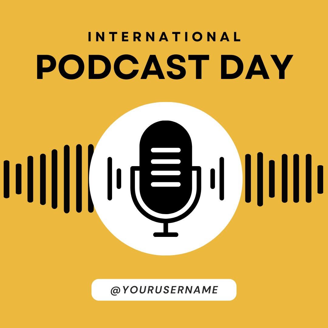 60 Podcast Canva Templates | Social Media Podcast Graphics | Episode Announcements and Promotional Posts | Editable and Customizable - Social Canvas