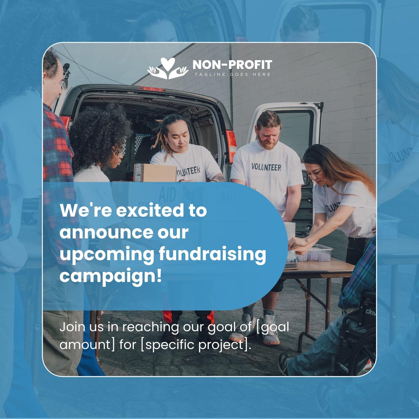 30 Non-Profit Social Media Templates | Social Media Planner and Analytics Guide | Fundraising and Volunteer Posts | Charity and Donation - Social Canvas