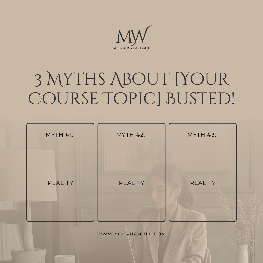 29 Course Creator Social Media Templates | Editable Canva Templates | Online Course Marketing, Coaching and Education Content - Social Canvas