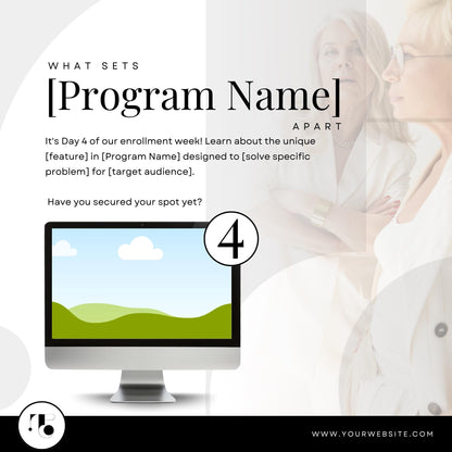 9 Instagram Countdown Templates | Editable Canva Templates | Social Media Launch, Webinar & Program Promotion | Instant Download - Social Canvas